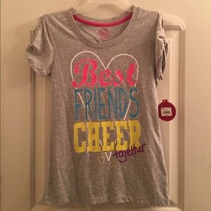 Cheer shirt - Best friends Cheer together. NWT