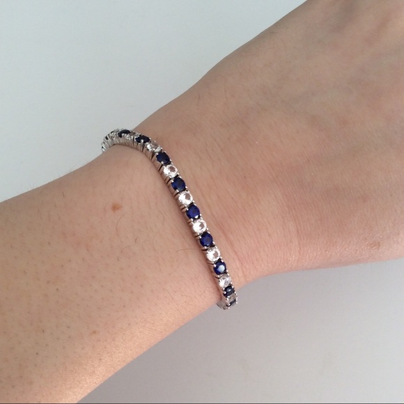 Jewelry - Sapphire Bracelet in Sterling Silver