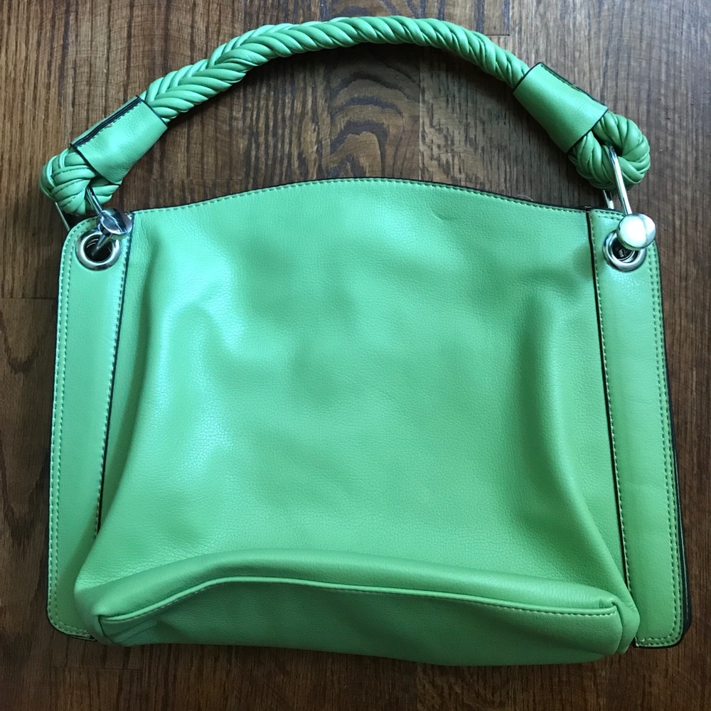 Green handbag
