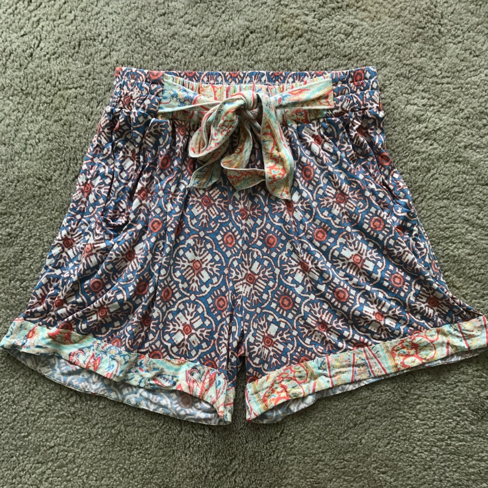 Beautiful patterned sleep shorts!