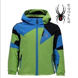 🆕🕷Spyder Little Boys Mini Leader Jacket
