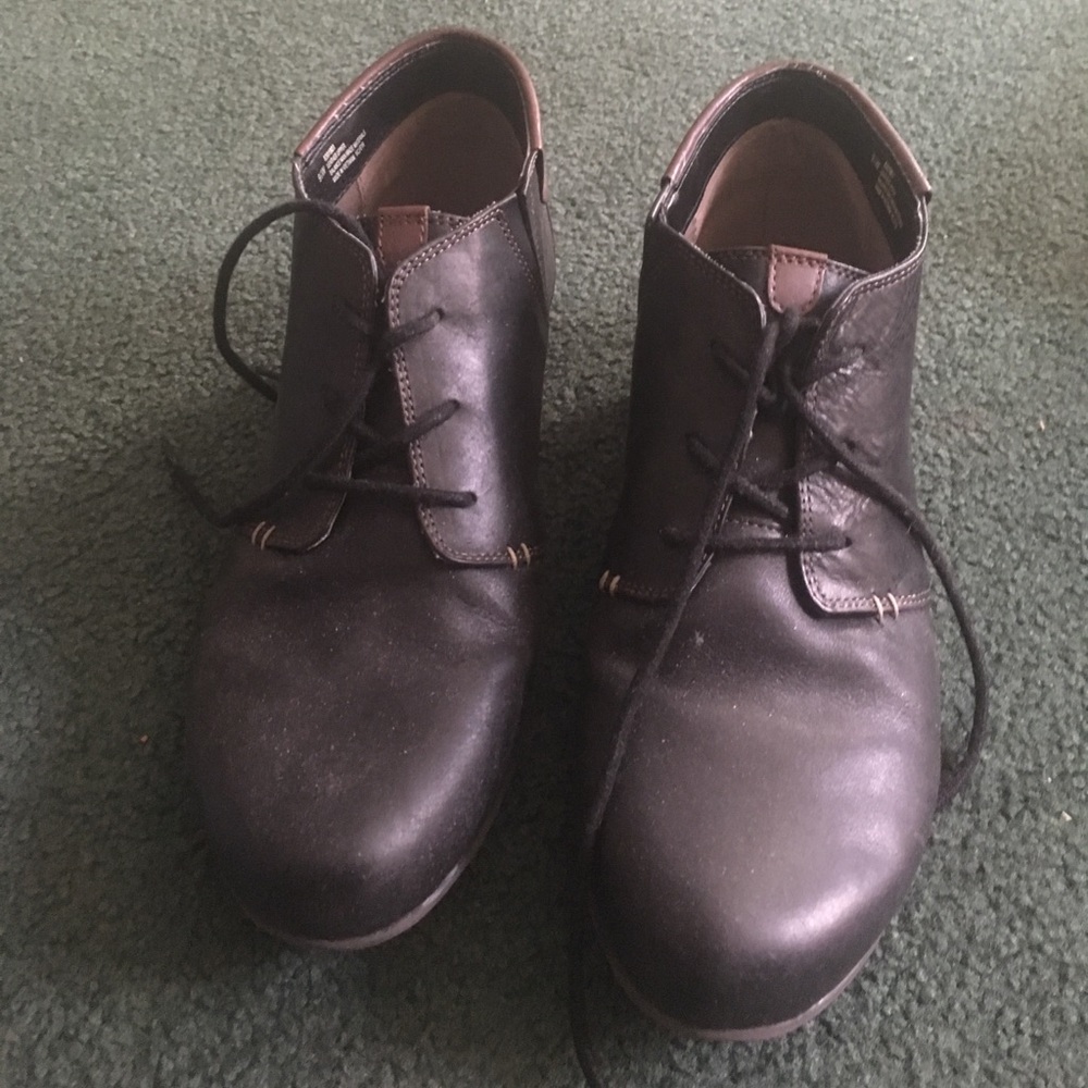 Brown booties