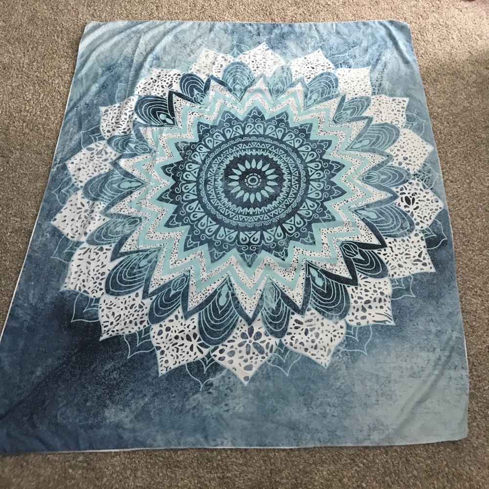 Blue  tapestry