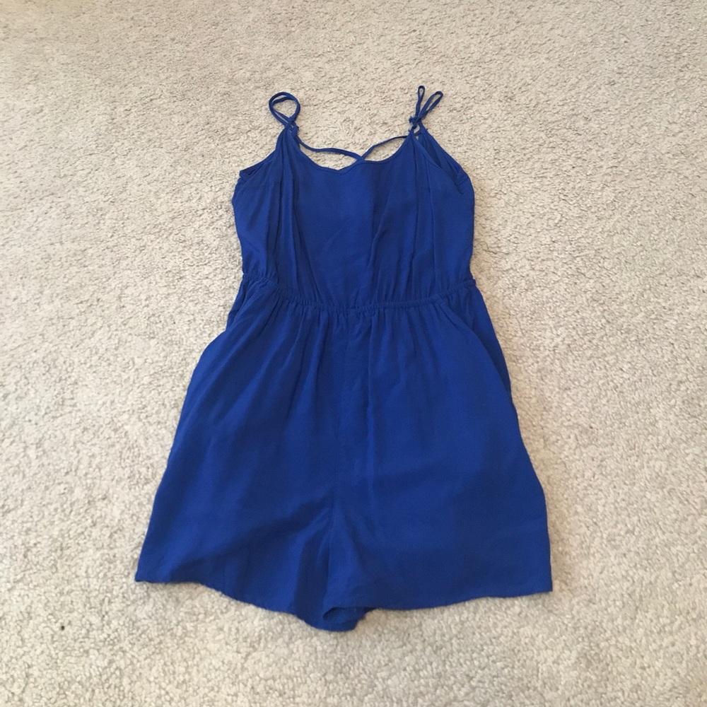 royal blue romper