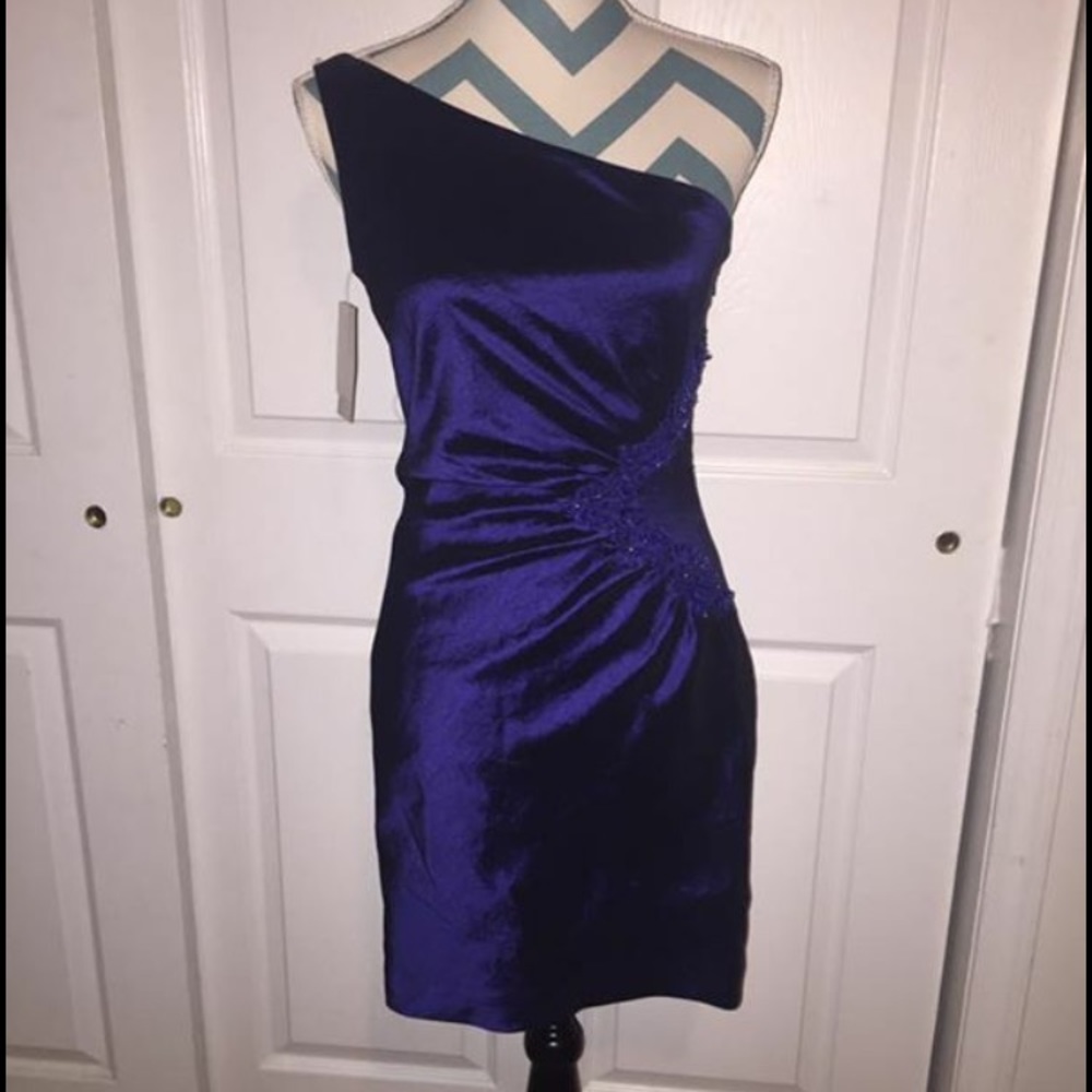 NWT Jessica McClintock Midnight Blue/Navy dress!😍