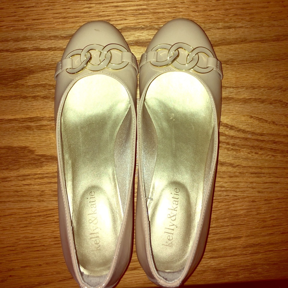 Kelly & Katie Nude Wedges