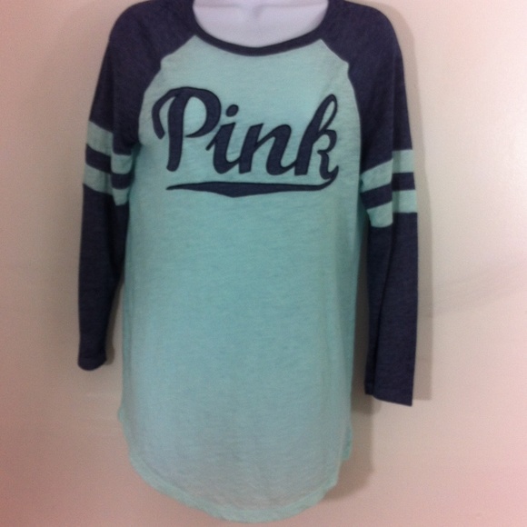 PINK Victoria's Secret Tops - PINK by VS tissue baseball tee