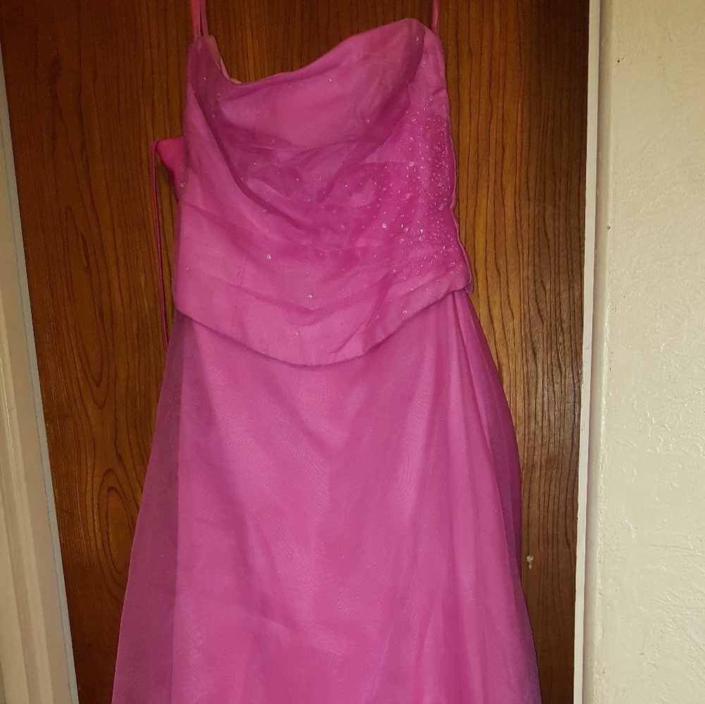 Fucshia gown