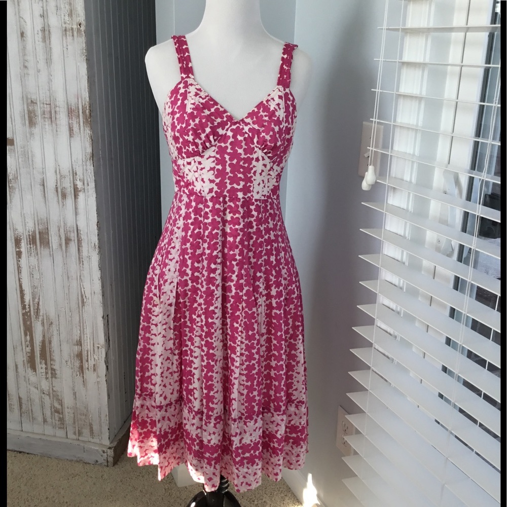Marc Jacobs pink and white dress size 2