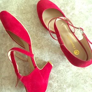 Chelsea and Chloe Red Heels
