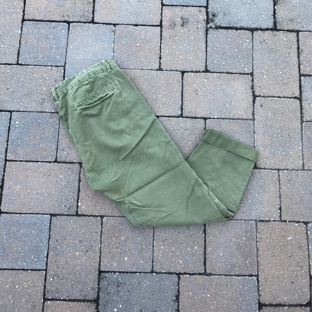 Current/Elliot Army Green Jeans