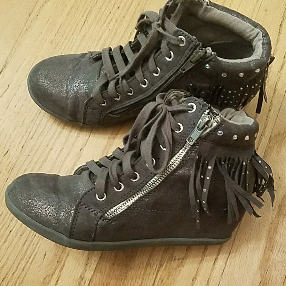 Justice shoes/booties. Last price.