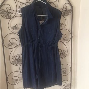 Sleeveless Denim Dress