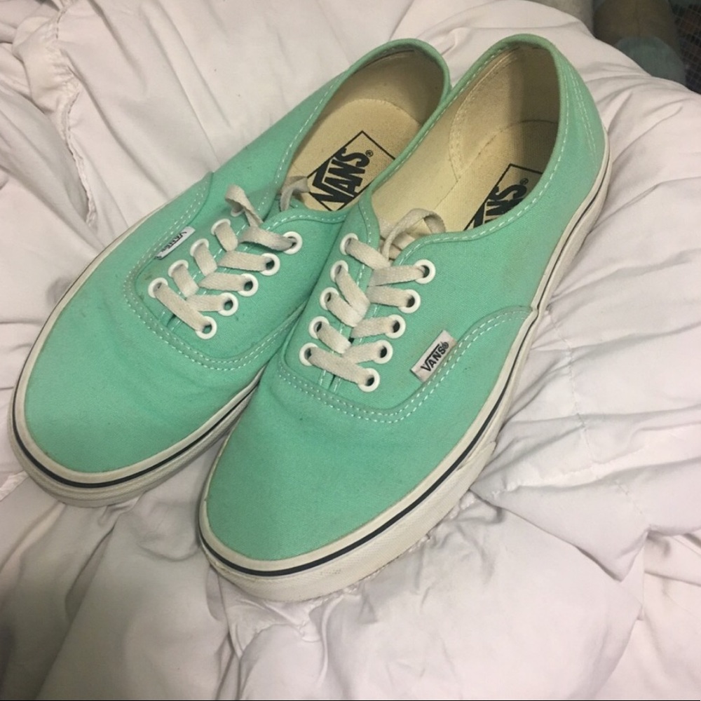 Teal Vans💫