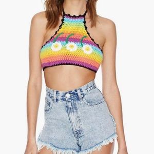UNIF daisy crop top