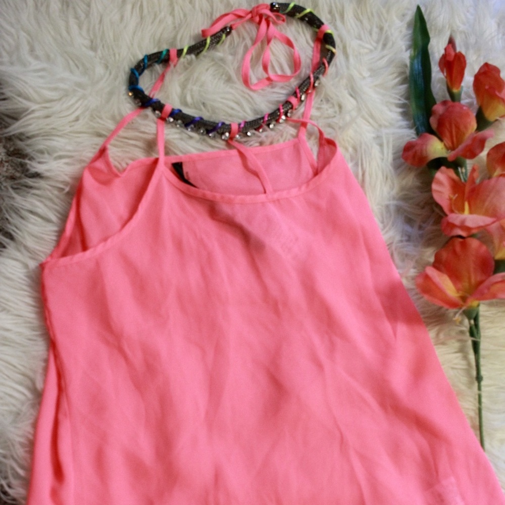 Neon Pink Top