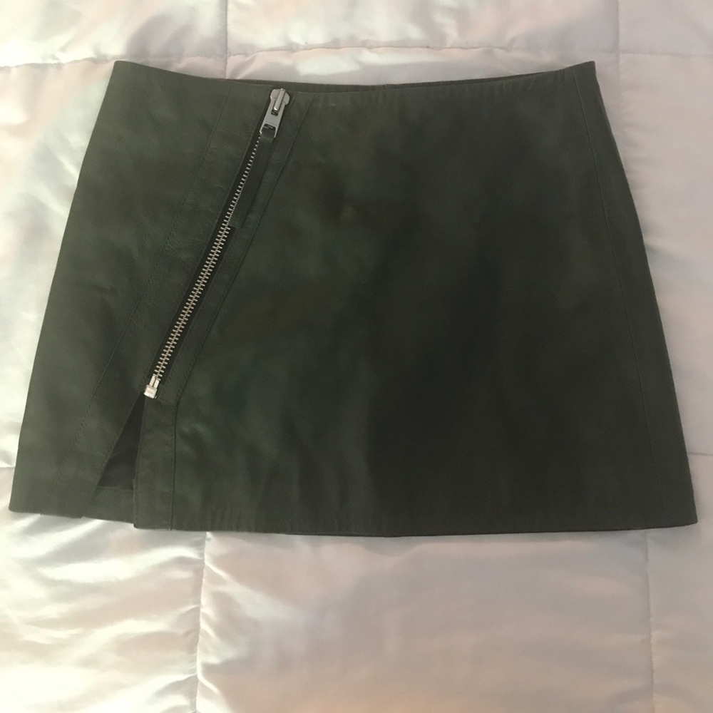 All Saints Leather skirt