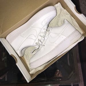 White Air Force ones