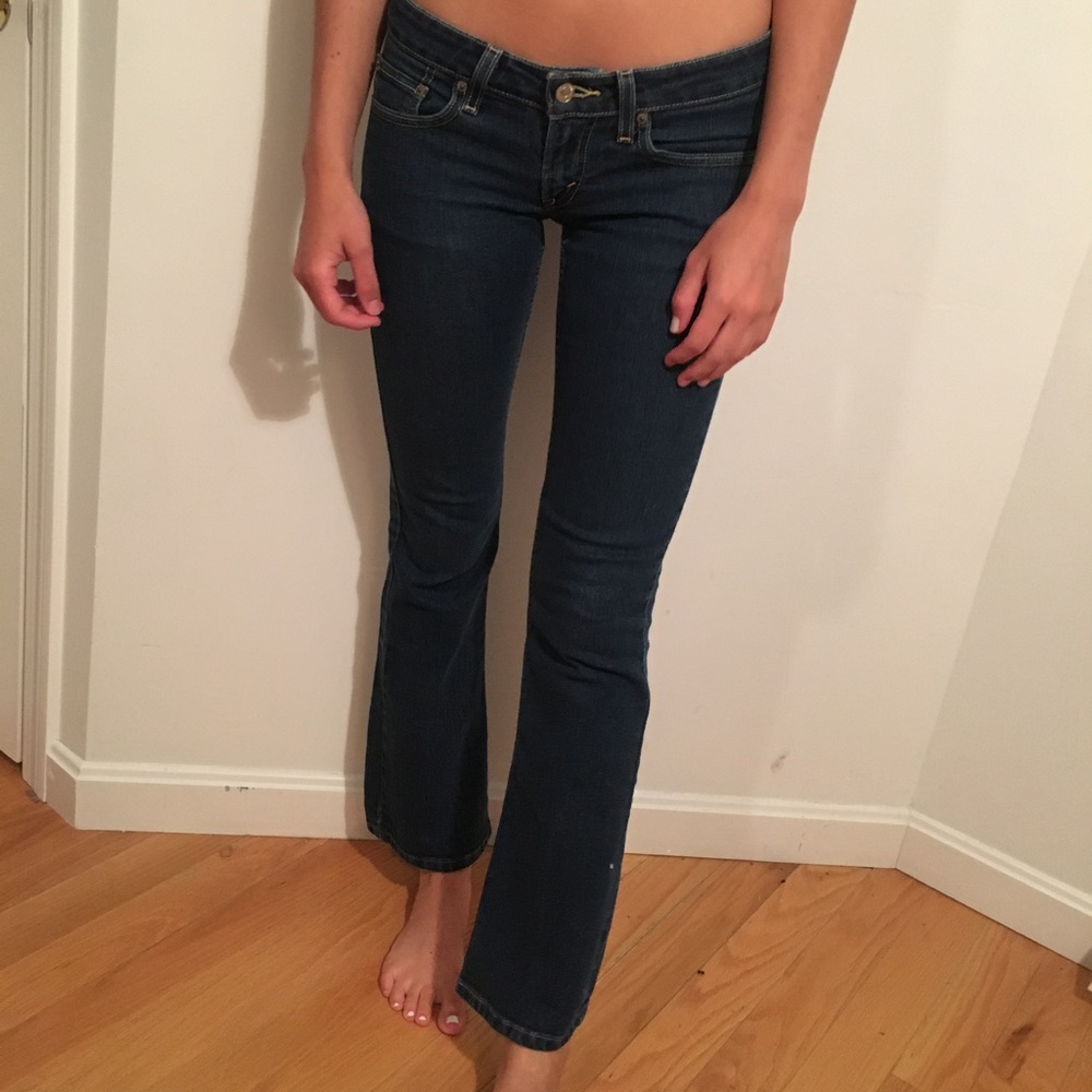 Dark wash Levi's jeans