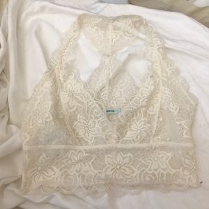 Lace Halter Bralette