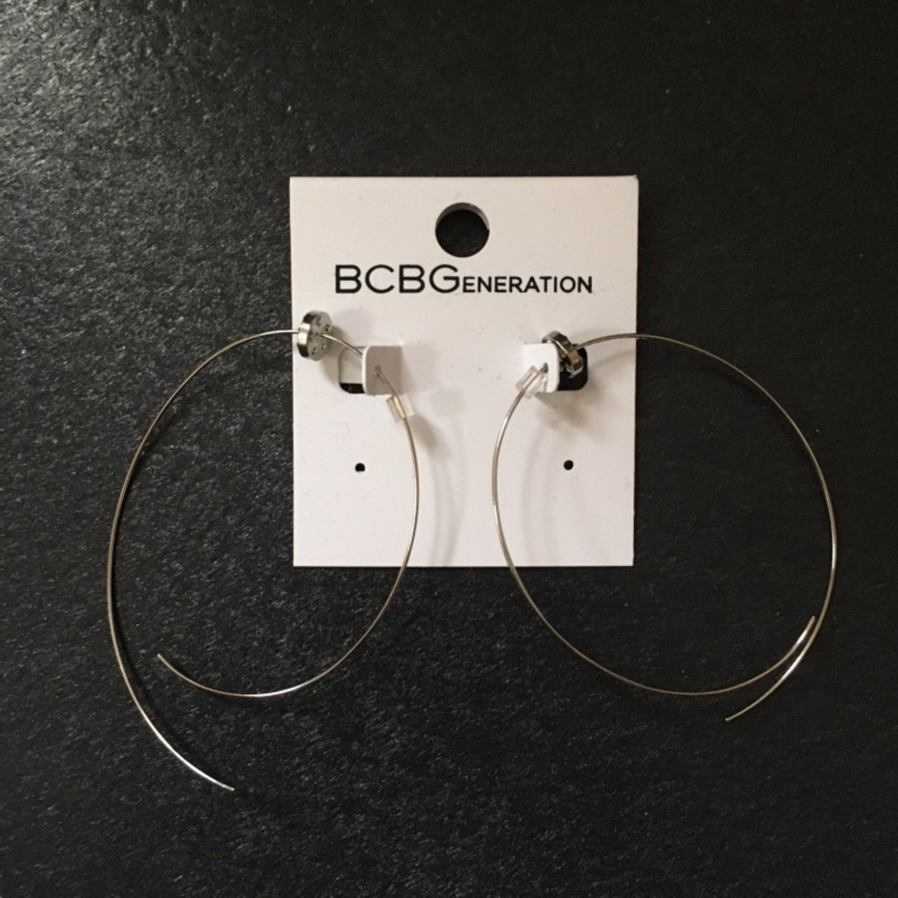 Pair of Silver BCBGeneration Earrings - Never Worn