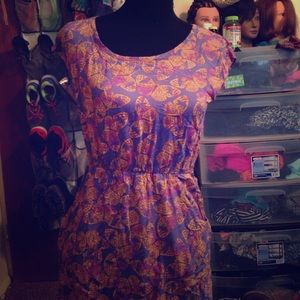 Repeat butterfly dress