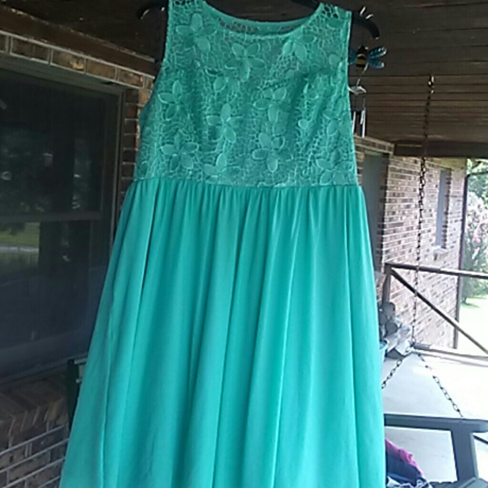 Torrid teal dress