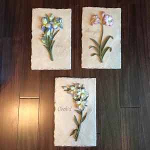 Home Interiors flower wall decor