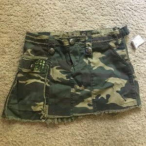 Camo Mini Skirt