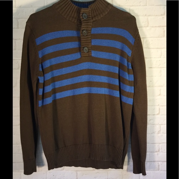 Cherokee Other - Boys 12/14 sweater brown blue striped Exc. cond.
