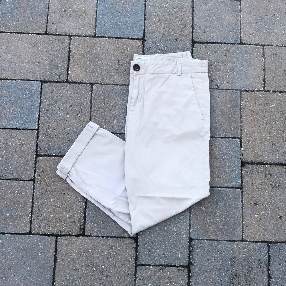 Current/Elliot Cream Jeans