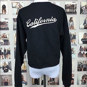 NWOT Black California Sweatshirt