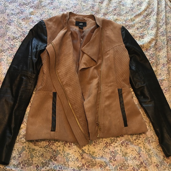 H&M Jackets & Blazers - H&M Faux Suede and Leather Jacket