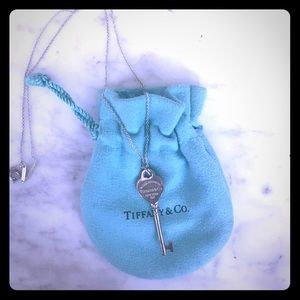 Tiffany key necklace with chain