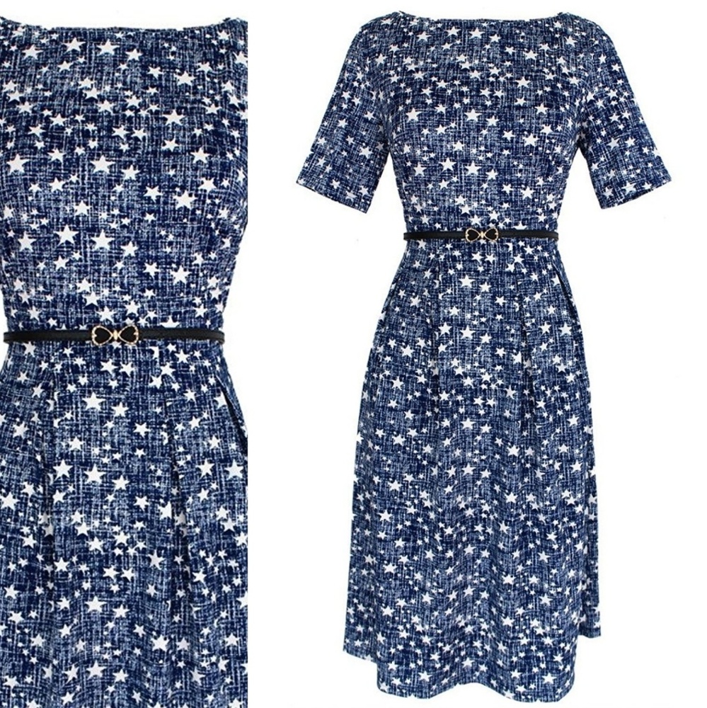 ***Brand New*** Vintage A-Line Dress w/ Belt