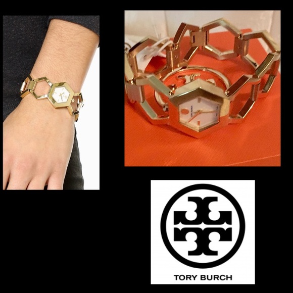 TORY BURCH •Amelia Hexagon Ivory Watch•DISC - Picture 5 of 8