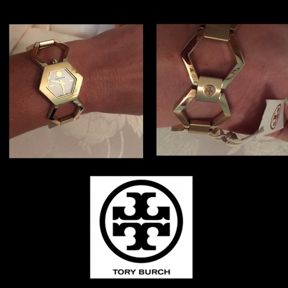 TORY BURCH •Amelia Hexagon Ivory Watch•DISC - Picture 6 of 8