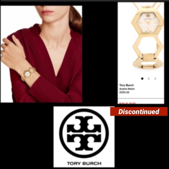 TORY BURCH •Amelia Hexagon Ivory Watch•DISC - Picture 7 of 8