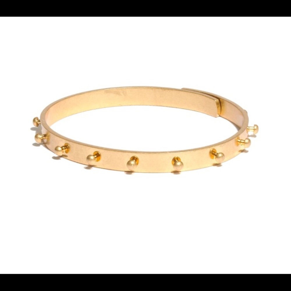 Set of two (2) Madewell gold glider bangles