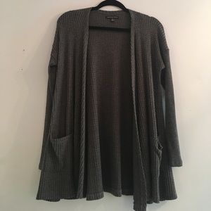 Waffle cardigan