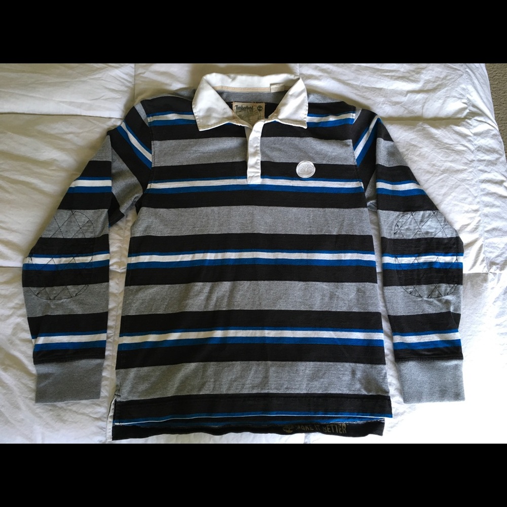 Timberland long sleeve w/ elbow embellishments