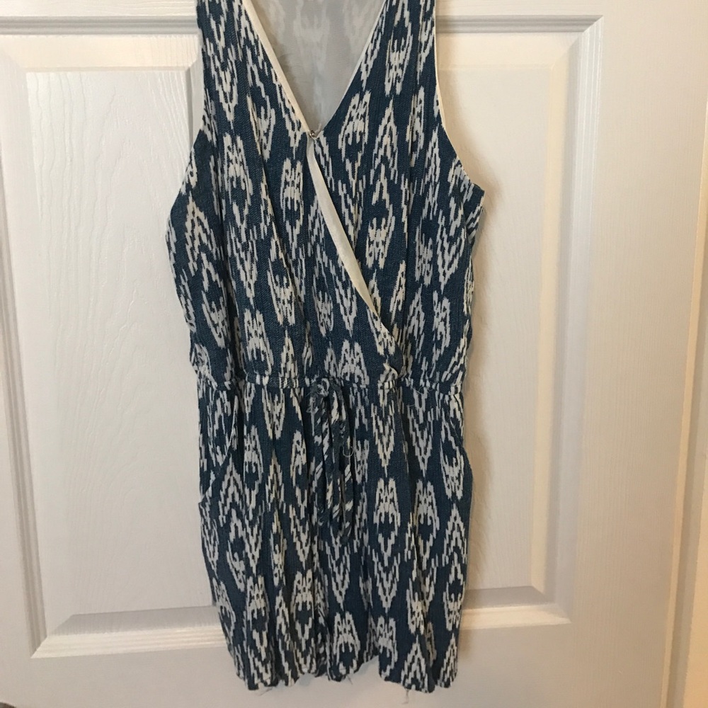 Boho Ikat print romper