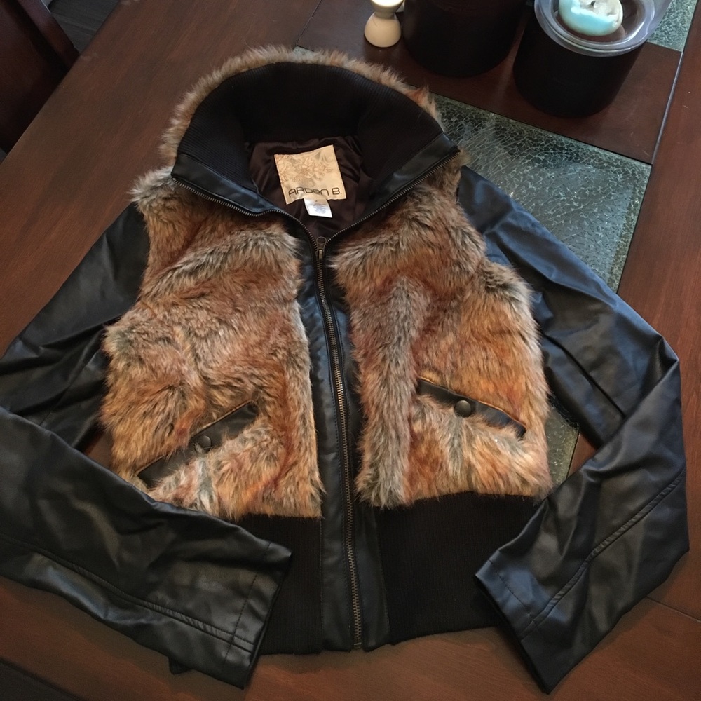 Arden B faux fur jacket