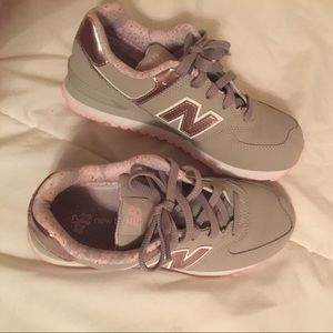 Metallic New Balance 574's