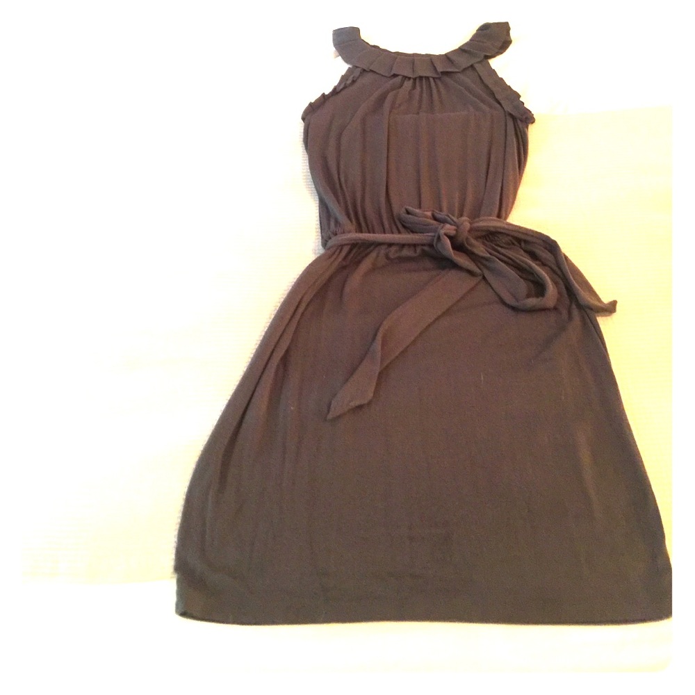 Charcoal grey Loft dress