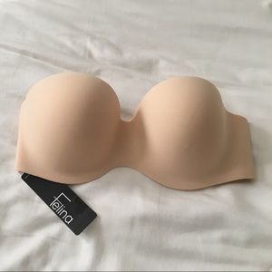 Felina Nude strapless bra 34B