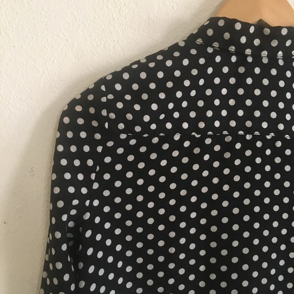Pop basic black polka dot blouse - Picture 4 of 8