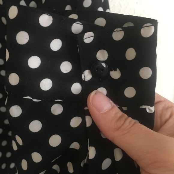 Pop basic black polka dot blouse - Picture 7 of 8