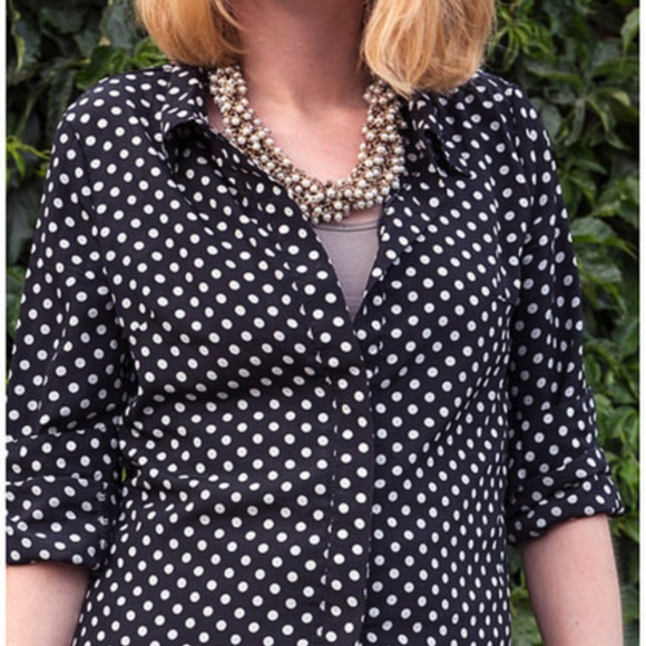 Pop basic black polka dot blouse - Picture 8 of 8