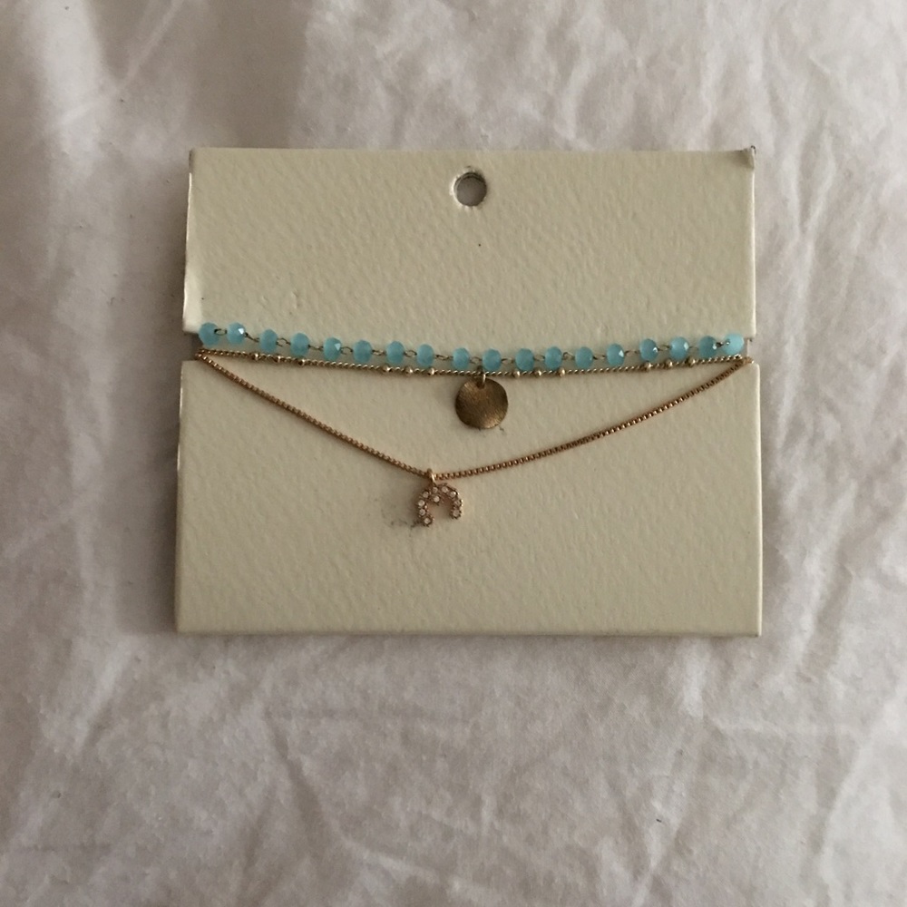 3 piece letter M chocker from anthropologie!